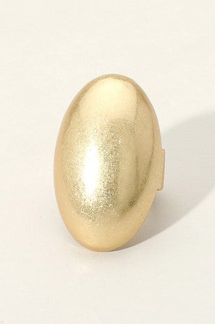 Chunky round ring (Gold)