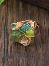 Load image into Gallery viewer, Green Gold Ring
