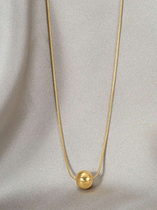 Everyday Golden Ball Necklace