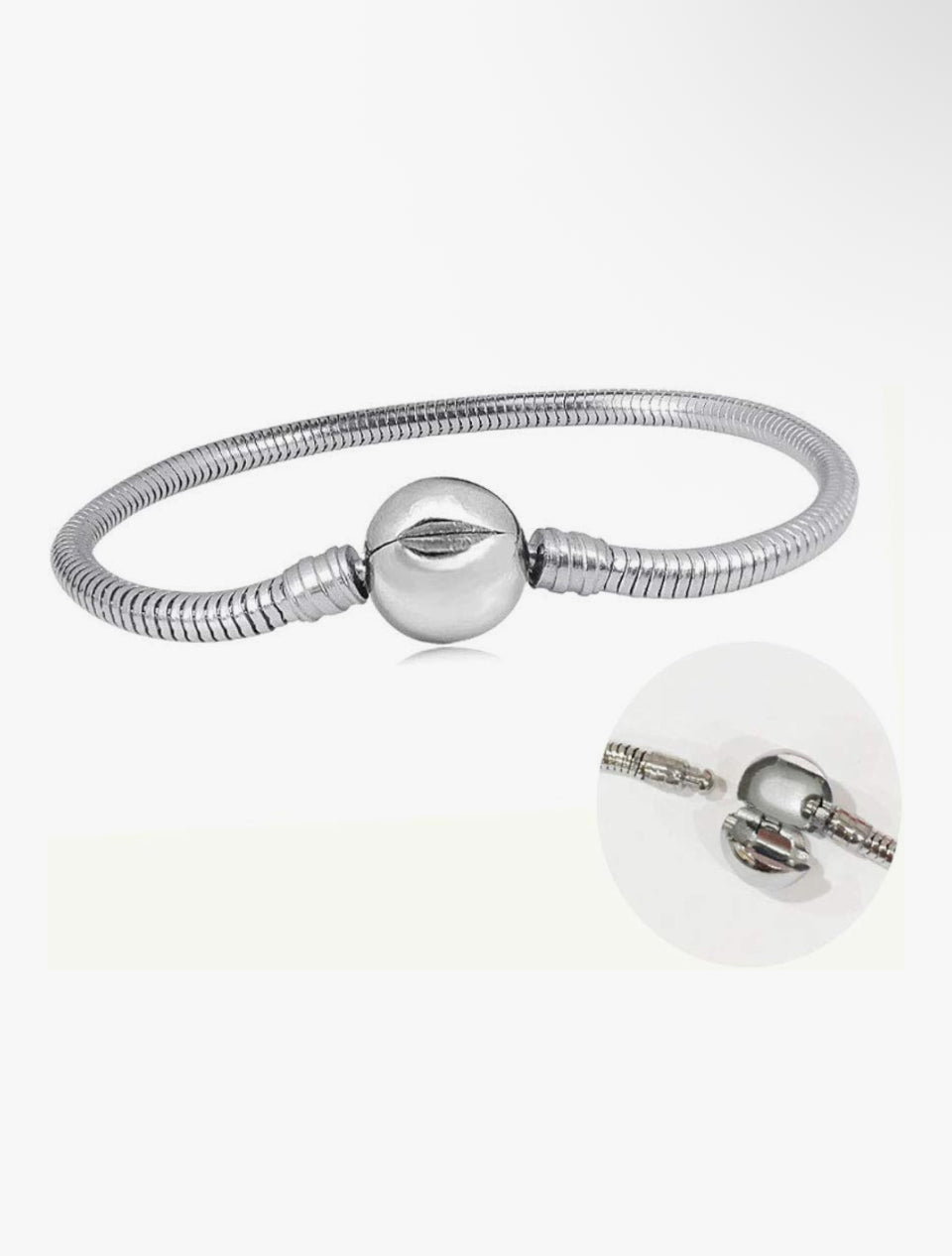 Silver Snake Chain Bracelet