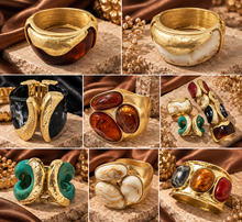 Load image into Gallery viewer, Gold Brown tone bracelet
