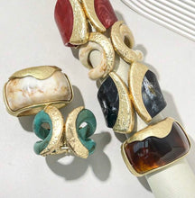 Load image into Gallery viewer, Gold and Turquoise
