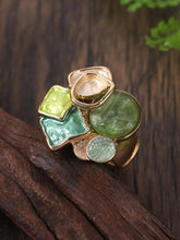 Load image into Gallery viewer, Green Gold Ring
