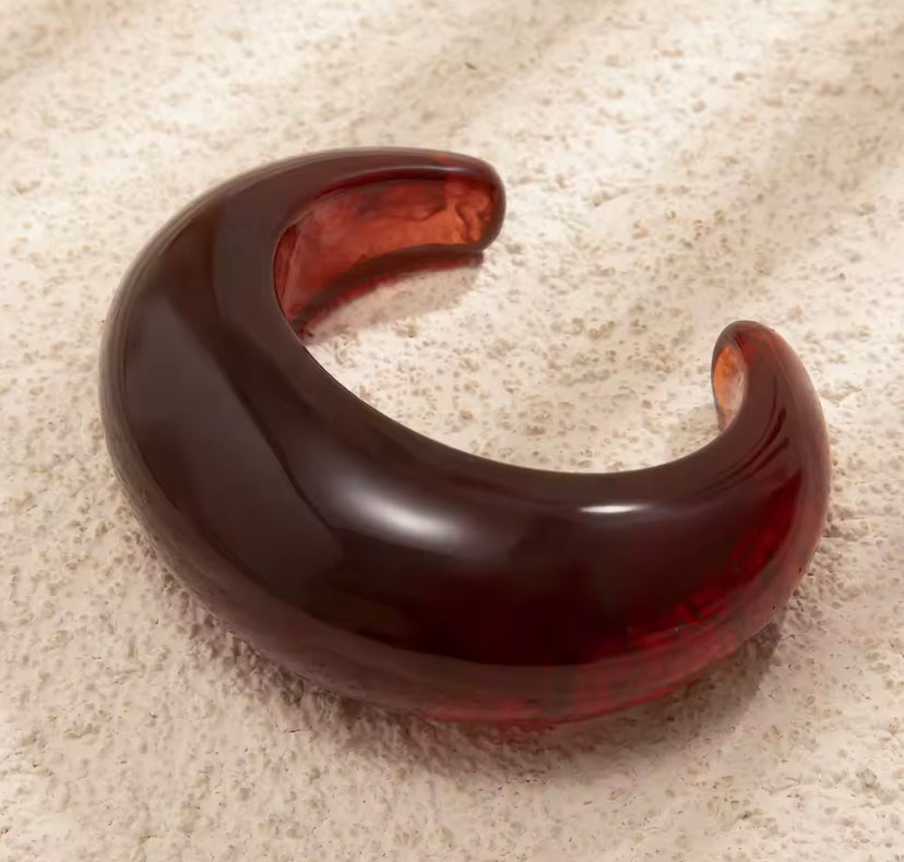 Brown Acrylic bangle