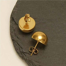 Load image into Gallery viewer, Gold round studs

