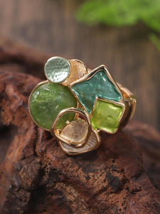 Green Gold Ring