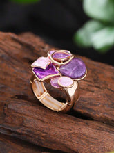 Load image into Gallery viewer, Purple gold ring
