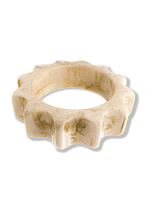Nude acrylic bracelet set