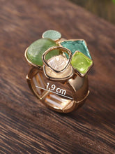Load image into Gallery viewer, Green Gold Ring
