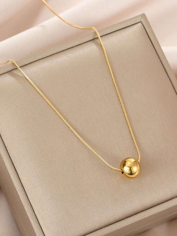 Everyday Golden Ball Necklace