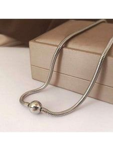 Silver Snake Chain Neckalace