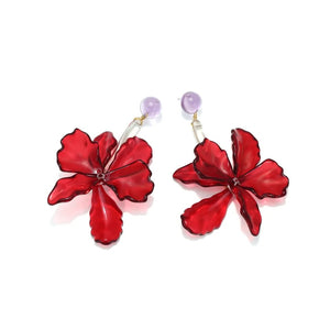 Zara Red acrylic flower