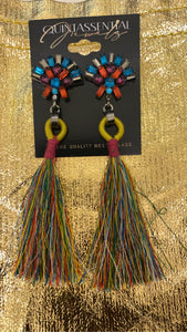 Multi stone tassel