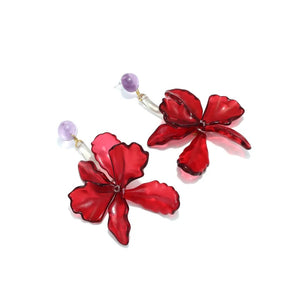 Zara Red acrylic flower