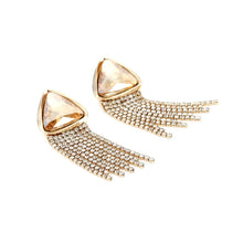 Load image into Gallery viewer, Zara Vintage Rhinestone Long Tassel
