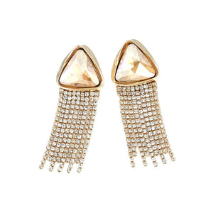 Zara Vintage Rhinestone Long Tassel
