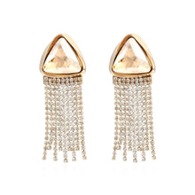Load image into Gallery viewer, Zara Vintage Rhinestone Long Tassel
