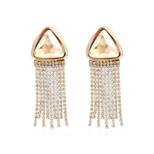 Zara Vintage Rhinestone Long Tassel