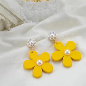 Yellow Wooden Flower